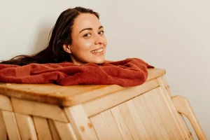 smiling-woman-taking-steam-bath-600nw-1394007155
